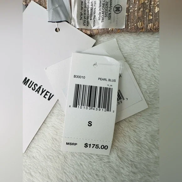 Sabina Musayev Lupeta Bra Pearl Blush Size Small - Picture 8 of 10